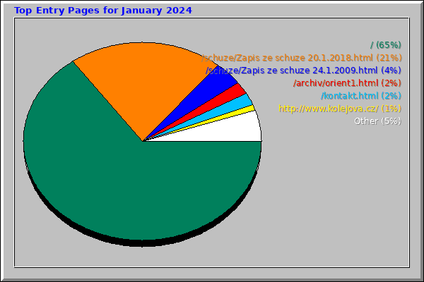 Top Entry Pages for January 2024