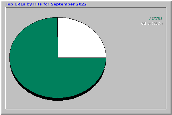 Top URLs by Hits for September 2022