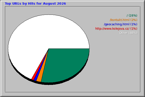 Top URLs by Hits for August 2026